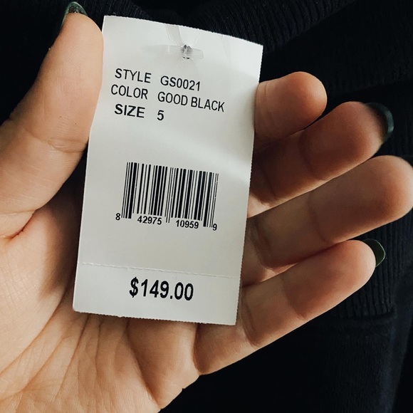 NWT good american cold shoulder sweatshirt - Picture 7 of 7